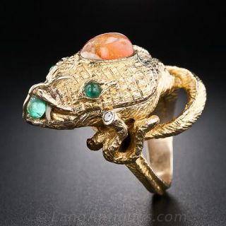 Snake Head Poison Ring!