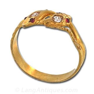 Snake Motif Ring