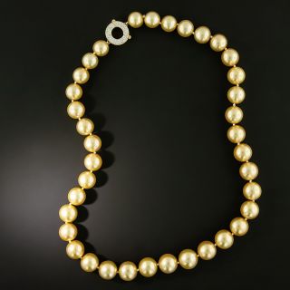 South Sea Golden Pearl Necklace - 2