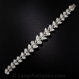 Spectacular Platinum Diamond Bracelet