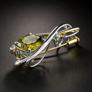 Sphene Brooch