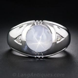 Star Sapphire Gent's Ring