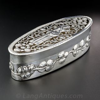 Sterling Silver Multi-Ring Box - London 1908