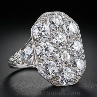 Stunning Art Deco Diamond Dinner Ring