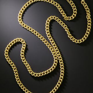 Supple Curb Link Chain,  33 1/2  Inches - 3