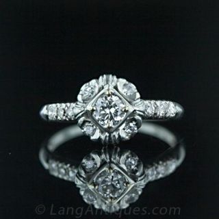 Sweet .26 Carat Diamond Solitaire Main View