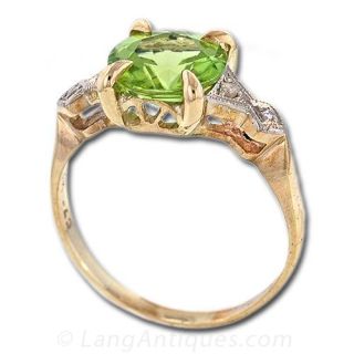 Sweet Peridot Ring