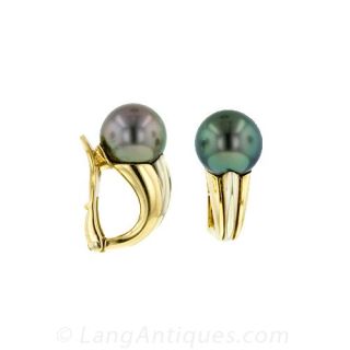 Tahitian Pearl Earrings