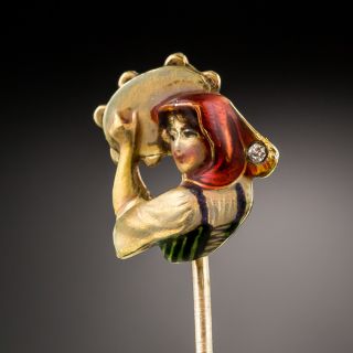 Tambourine Girl Stick Pin - 6