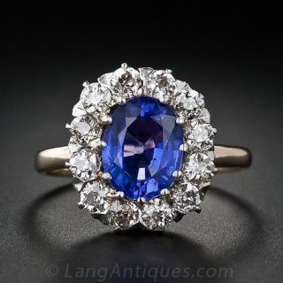 Tanzanite and Diamond Ring