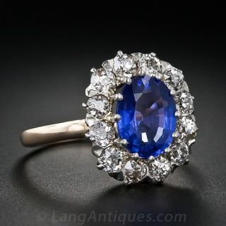 Tanzanite and Diamond Ring