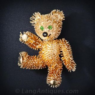 Teddy Bear Brooch - 1