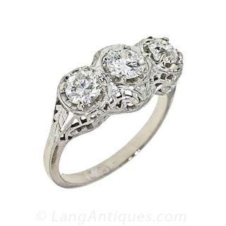 Three Stone Diamond Ring