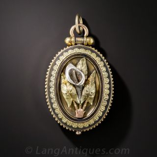 Three-Tone Gold Victorian Locket
