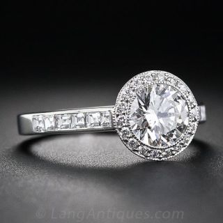 Tiffany & Co 1.00 Carat Diamond Center Engagement Ring