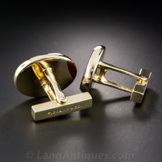 Tiffany and Co. Carnelian/Sard Cufflinks