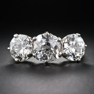 Tiffany & Co. Edwardian Three-Stone Diamond Ring