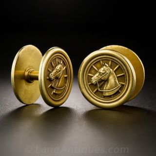 Tiffany and Co. Equine Cufflinks
