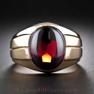 Tiffany & Co. Garnet Gent's Ring