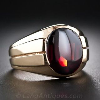 Tiffany & Co. Garnet Gent's Ring