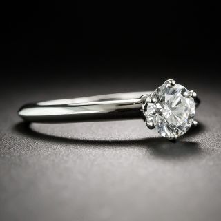 Tiffany & Co/GIA .76 Carat Diamond Engagement Ring 