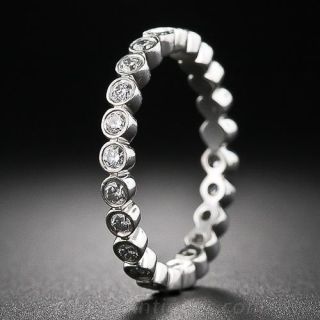 Tiffany & Co. 'Jazz' Bezel-Set Diamond Eternity Band