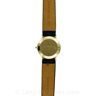 Tiffany & Co. Ladies Gold Strap Watch