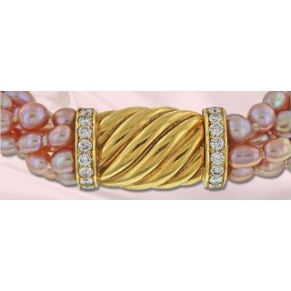 Tiffany & Co. Pink Freshwater Pearl Necklace
