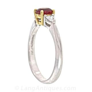 Tiffany & Co. Ruby and Diamond Ring