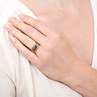 Tiffany and Co. Tanzanite 'Atlas' Ring - Size 5 1/4