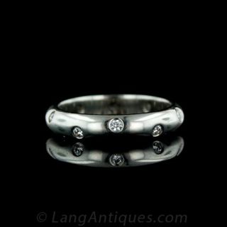 Tiffany & Company Platinum Diamond Etoile Band