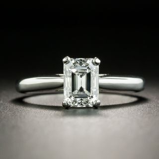 1.16 Carat Emerald-Cut Diamond Solitaire, GIA E VS1 - 2