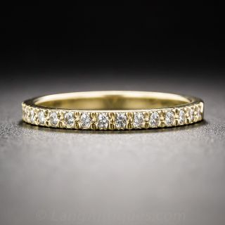 Tiffany & Co. 18K Yellow Gold Diamond Wedding Band