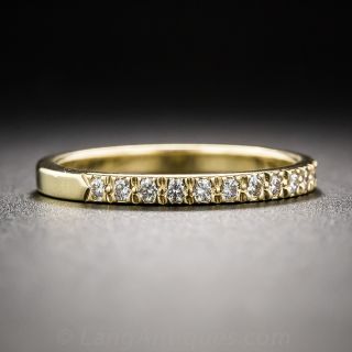 Tiffany & Co. 18K Yellow Gold Diamond Wedding Band