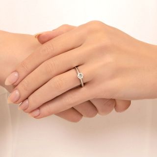 Tiffany & Co. .35 Carat Solitaire Diamond Ring