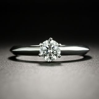 Tiffany & Co. .47 Carat Diamond Solitaire Engagement Ring - 2