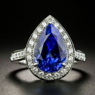 Tiffany & Co. 6.56 Carat Tanzanite and Diamond Ring - 4