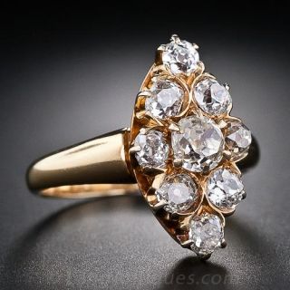 Tiffany & Co. Antique  Diamond Navette Ring
