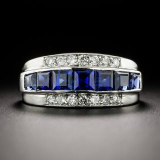 Tiffany & Co. Art Deco Sapphire and Diamond Band - 2