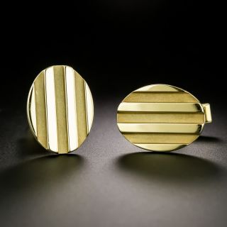 Tiffany & Co. Atlas Grooved Cufflinks - 3