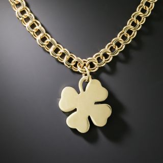 Tiffany & Co. Bracelet with Four-Leaf Clover Charm - 2