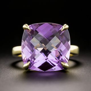 Tiffany & Co. Checkerboard-Cut Amethyst Ring - 2