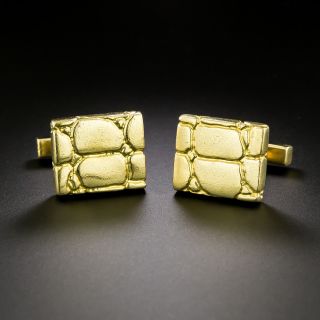 Tiffany & Co. Cobblestone 18K Cuff Links - 3