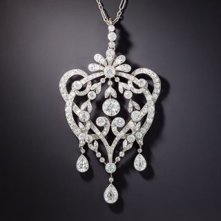 Tiffany & Co. Diamond Lavalier Pendant/Brooch, c. 1915 - 1