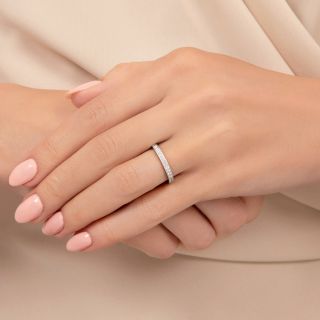 Tiffany & Co. Diamond Legacy Eternity Band, Size 4 1/2