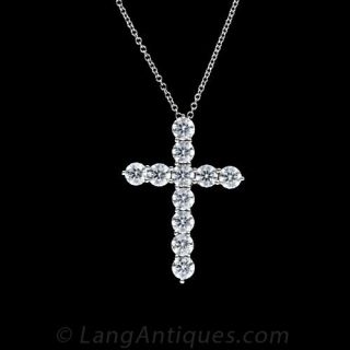 Tiffany Diamond Cross Platinum Diamond Cross