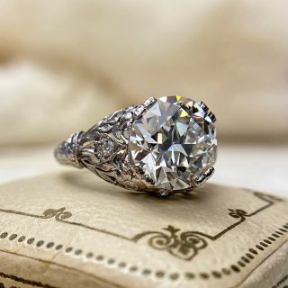 Tiffany & Co. Early-Art Deco 3.68 Carat Diamond Engagement Ring - GIA J VS1