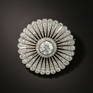 Tiffany & Co. Edwardian Diamond Platinum Brooch/Pendant