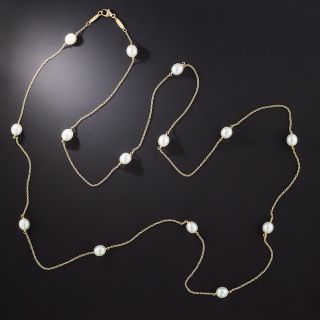 Tiffany & Co. Elsa Peretti Pearls-by-the-Yard Necklace - 1