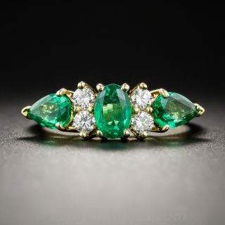 Tiffany & Co. Emerald and Diamond Ring